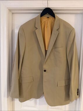J. Crew Factory Tan Single-Breasted Sport Coat